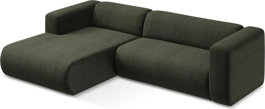 Зелен ъглов диван (ляв ъгъл) Ekahi – Makamii
