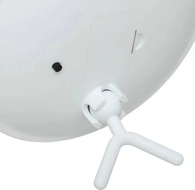 Огледало за баня 5five, LED, Пластмаса, Въртящо