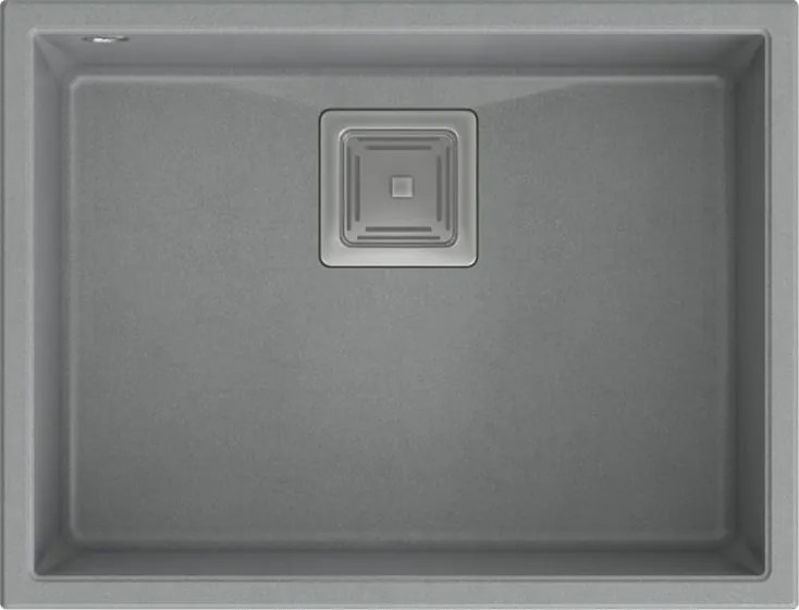 гранитна мивка DAVID 50 Grey Metallic
