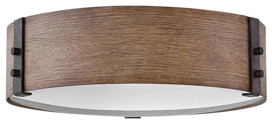 Hinkley HK-SAWYER-F-M-SQ - Плафон SAWYER 3xE14/40W/230V Ø 38cm кафяв