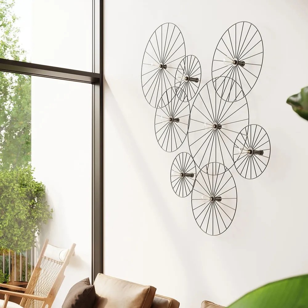 Черна лампа за таван ø 30 cm Soho - Sollux