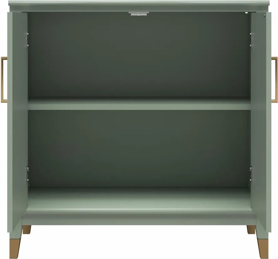 Зелено шкафче 86x85x41 cm Westerleigh – CosmoLiving by Cosmopolitan