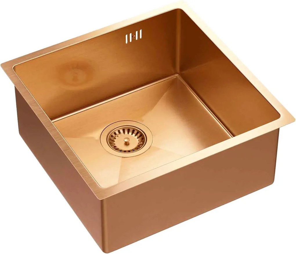 Стоманена мивка ANTHONY 50 COPPER
