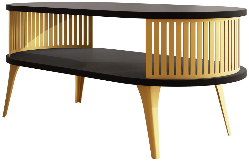 Холна маса Roenni-Черно - Злато