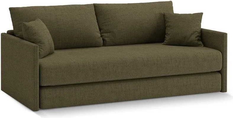 Зелен шенилов сгъваем диван 209 cm Shannon – Cosmopolitan Design