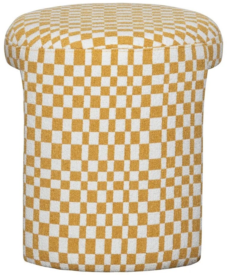 Жълт тапициран стол Charlie – WOOOD