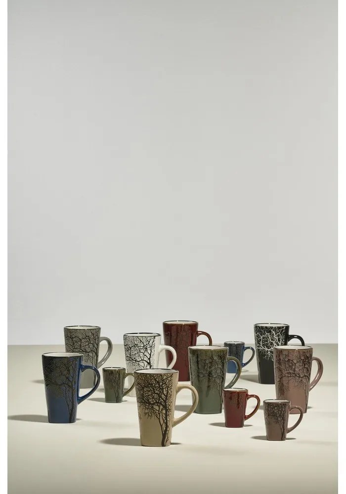 Светлорозови глинени чаши за еспресо в комплект от 4 бр. 100 ml Hela – Villa Collection