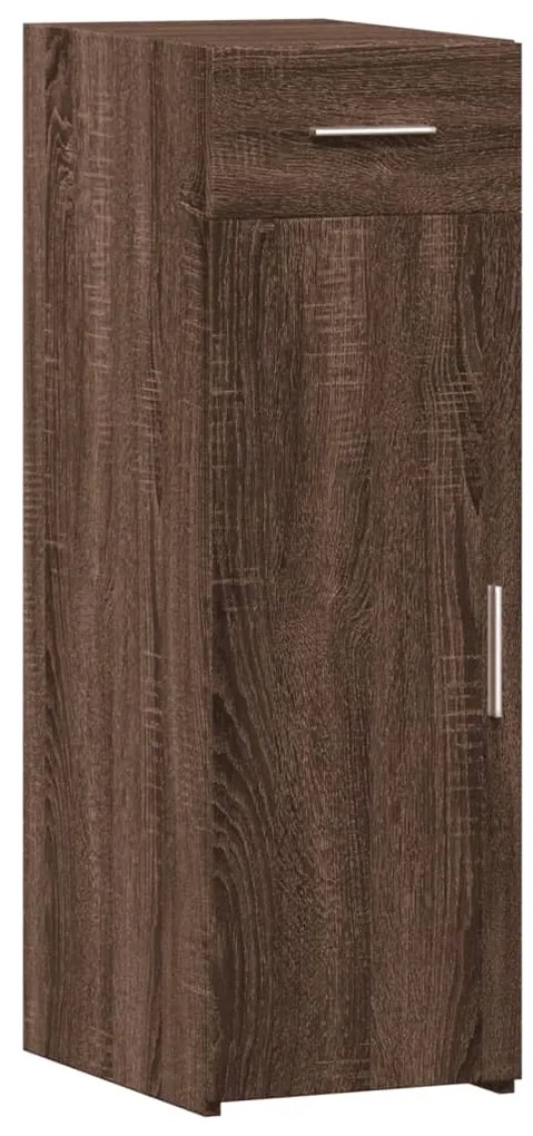 846277 vidaXL Бюфет, кафяв дъб, 30x42,5x93 см, инженерно дърво