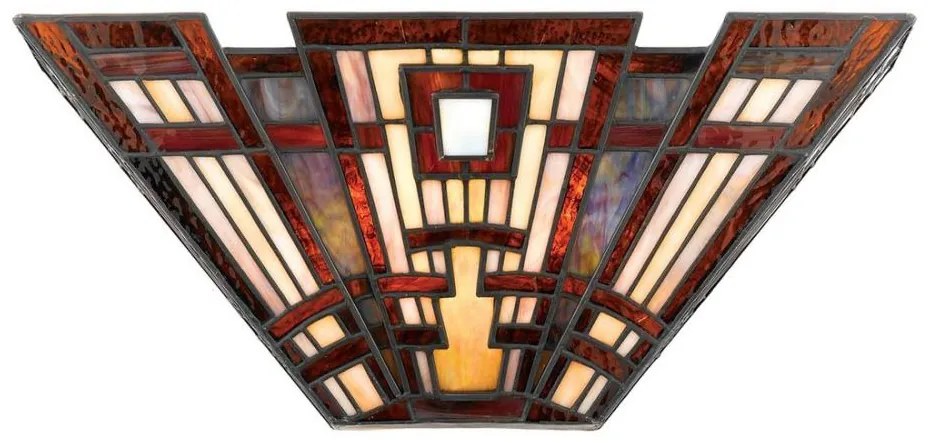 Elstead QZ-CLASSIC-CRAFT-WU - Настенно осветително тяло Tiffany CLASSIC 2xE14/60W/230V