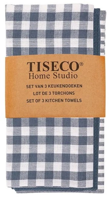 Памучни кърпи в комплект от 3 броя 70x50 cm Lines - Tiseco Home Studio