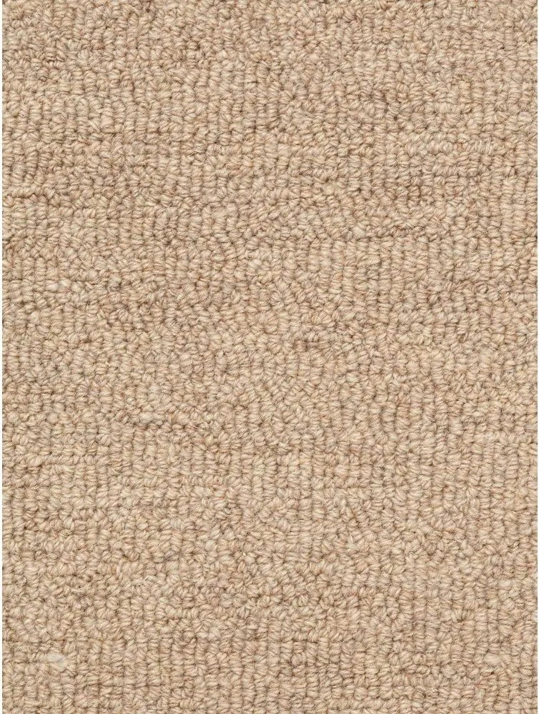 Ръчно изработен вълнен килим в естествен цвят 200x290 cm Puristic Knots – Elle Decoration