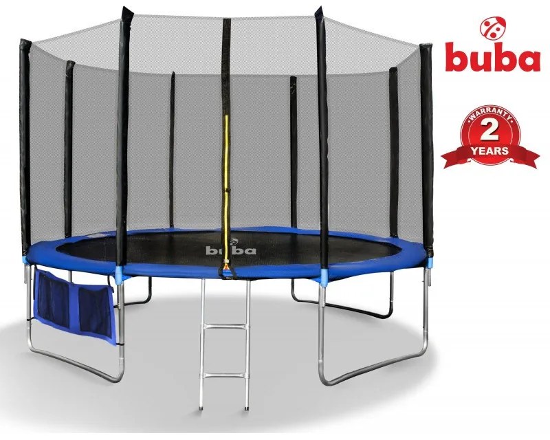 Buba  -  Детски батут Buba 14FT (427 см) с мрежа и стълба