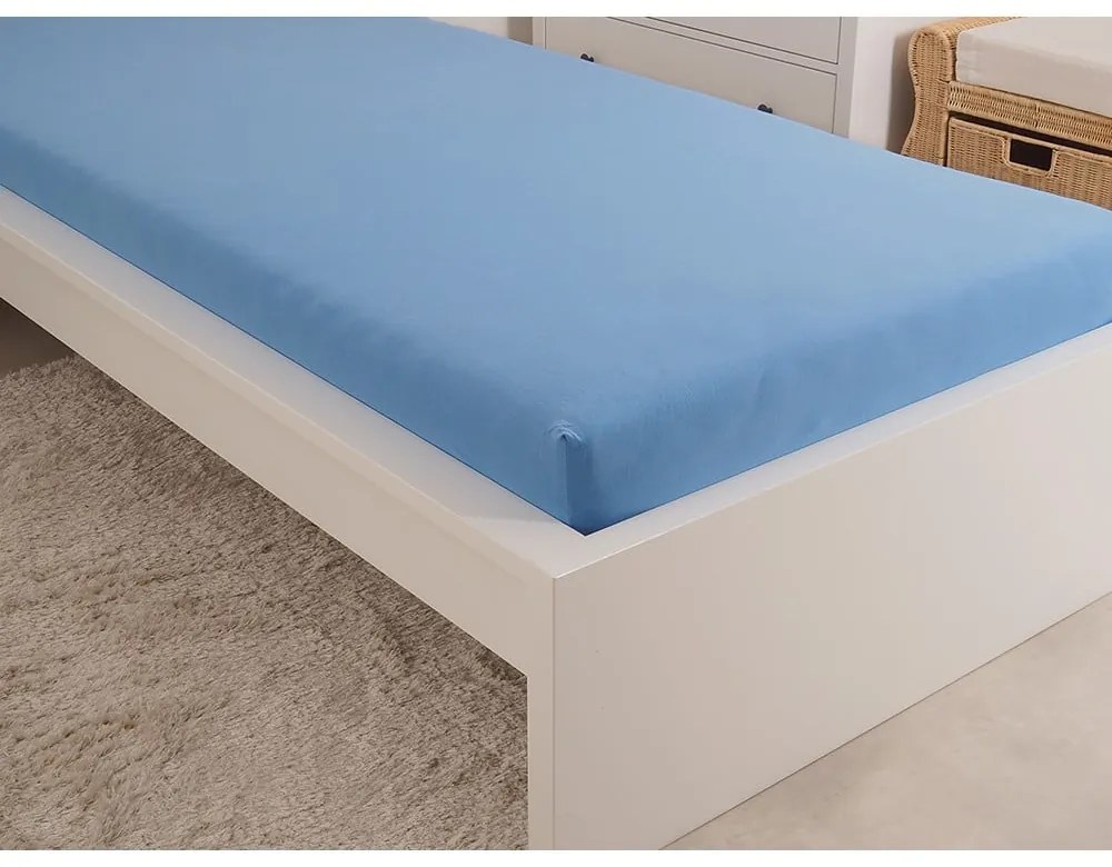 Син чаршаф 90x200 cm - B.E.S.