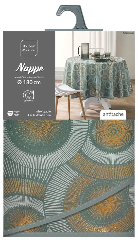Покривка за маса ø 180 cm Eclipse – douceur d'intérieur