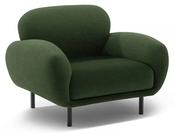 Зелено кресло от букле Poppy – Micadoni