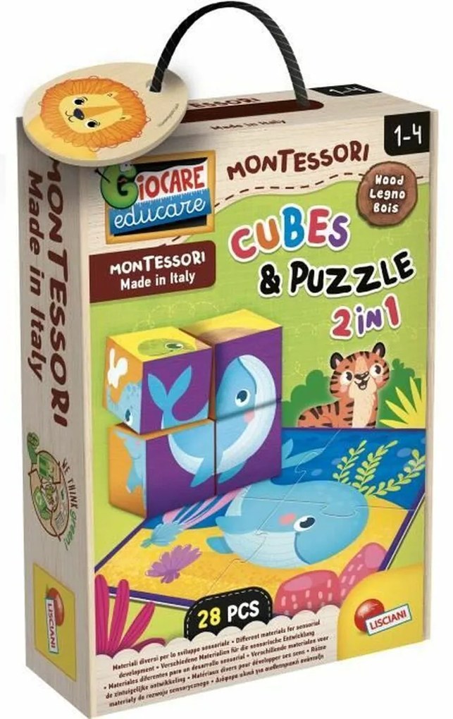 Образователна Игра Lisciani Giochi Cubes &amp; Puzzle