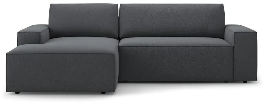 Тъмносив разтегателен ъглов диван (ляв ъгъл) Jodie – Micadoni Home