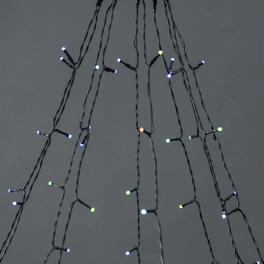 Nedis WIFILXT01C180 - LED RGB  завеса 240xLED/11 функции 8m IP65 Wi-Fi Tuya