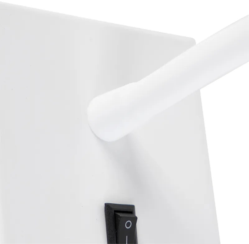 Модерна гъвкава стенна лампа бяла LED - Flex