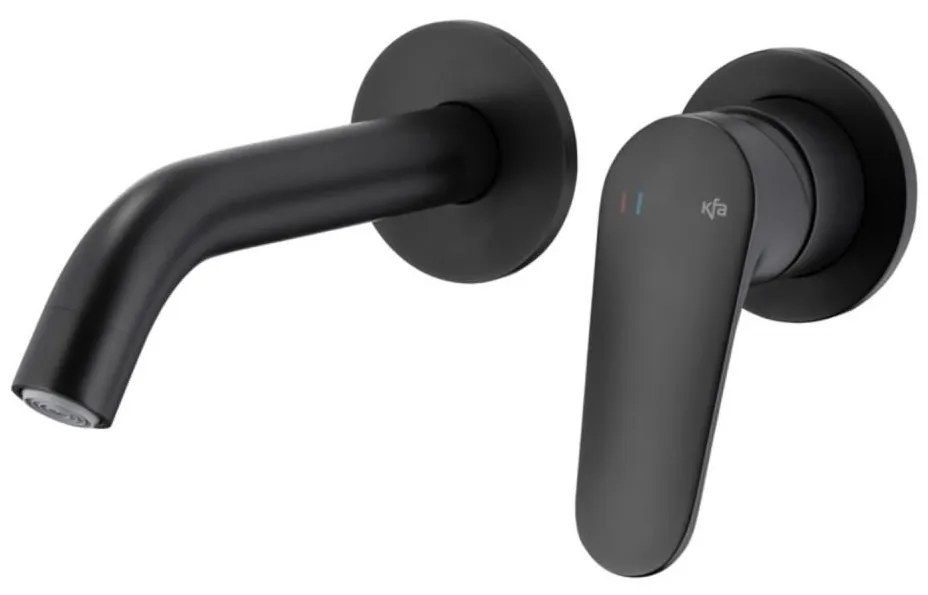 KFA Armatura 5559-810-81 - Мивка смесител OTAVA мат черен за вграждане