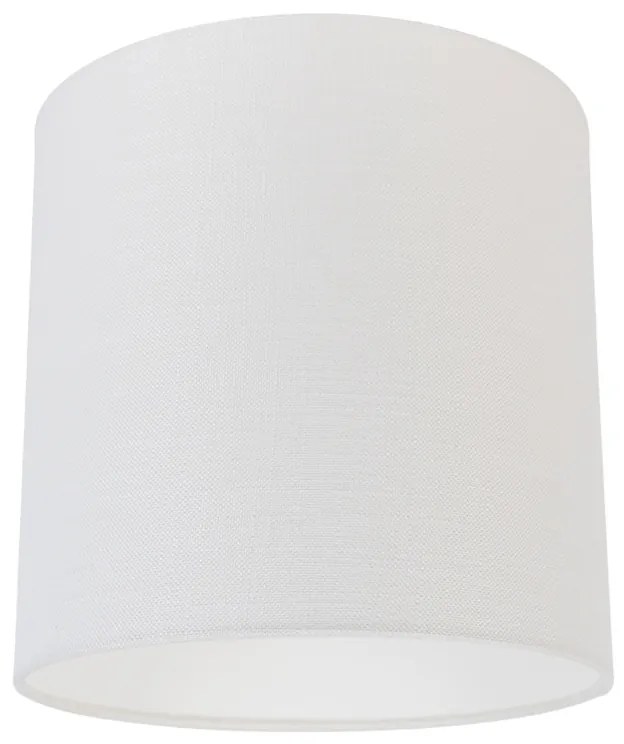 Абажур от плат бял 25/25/25