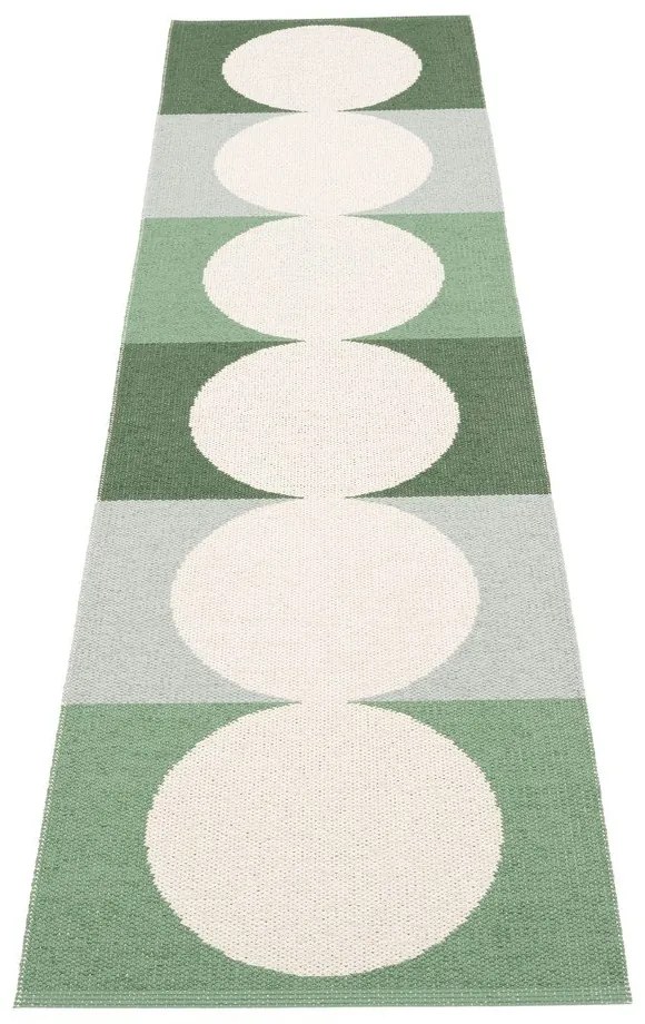 Зелена и кремава пътека за открито и закрито 70x280 cm Otto Herb – Pappelina