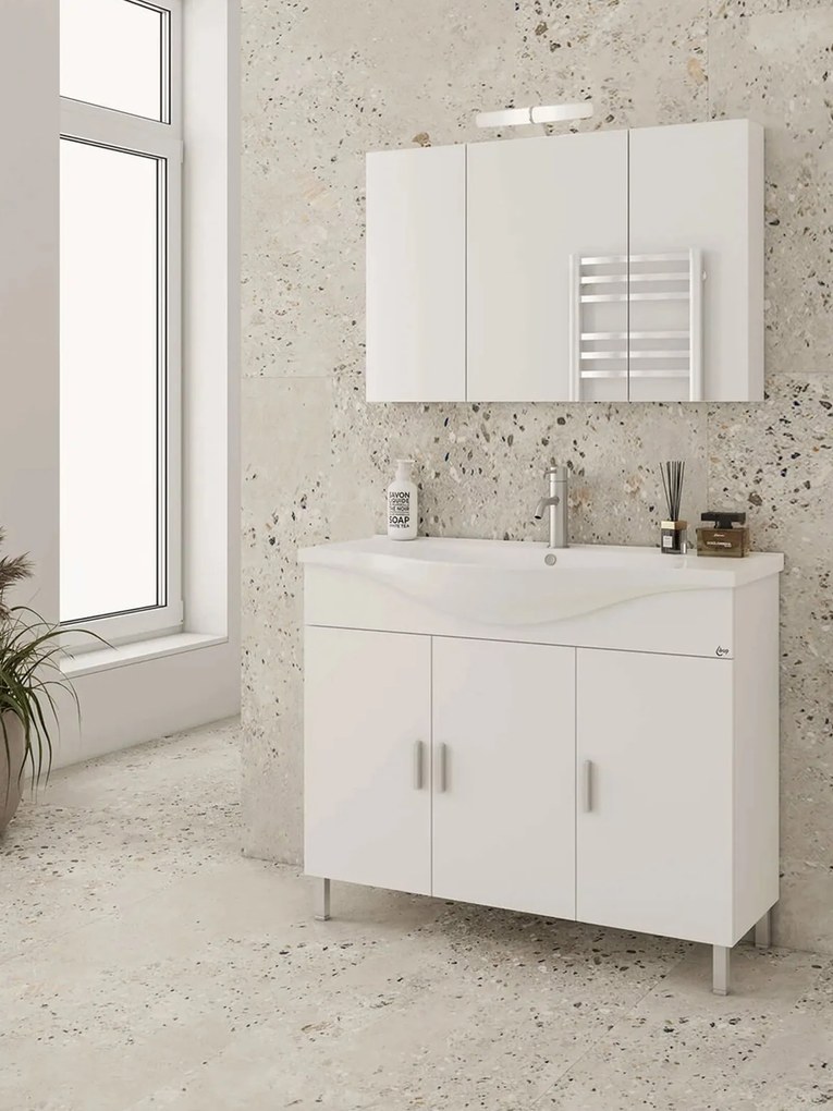Комплект за баня Drop Luna 100-White