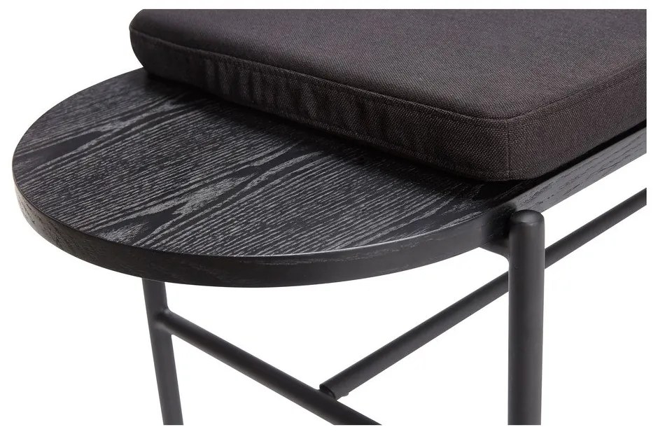 Черна пейка Norm – Hübsch