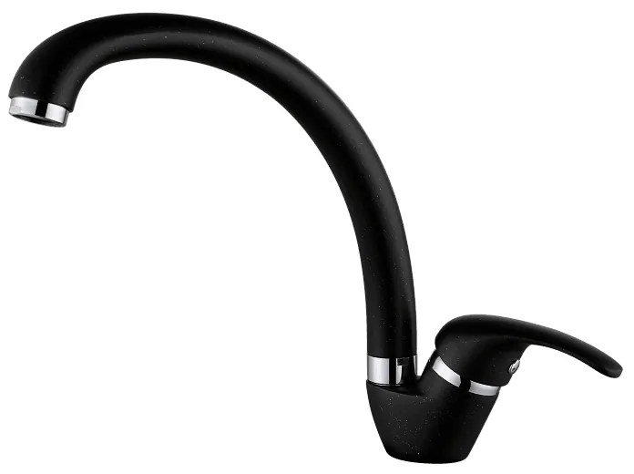 Смесител за кухня ICF 237012 BLACK, Iner Ceramic, месингов, черен, 24.5х25см