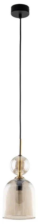 Полилей на кабел SOPHIA 1xE14/10W/230V черен/димно бежов