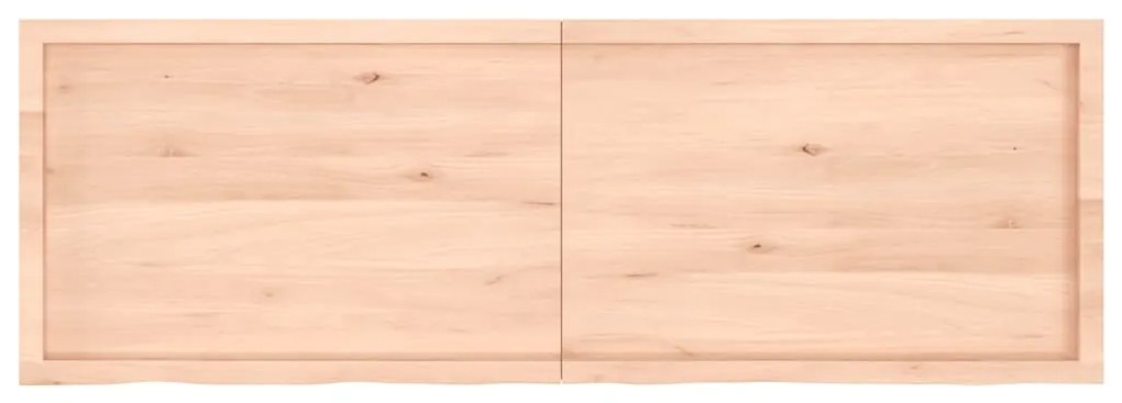 3156331 vidaXL Плот за маса, 180x60x(2-6) см, необработен масивен дъб