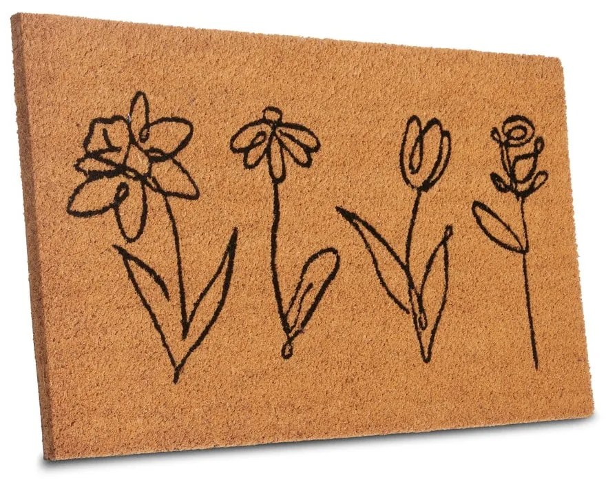 Изтривалка от кокосови влакна 40x70 cm Wildflowers – Hanse Home