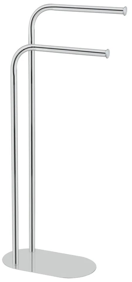 Стойка за кърпи от неръждаема стомана в блестящо сребрист цвят Levante – Wenko