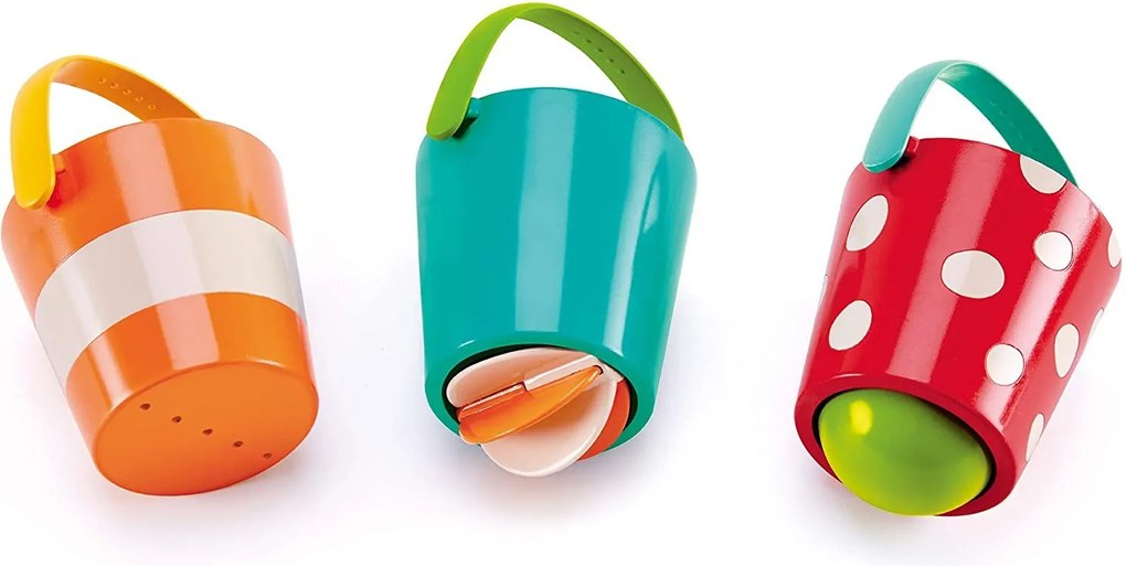 Hape - Шарени кофички за баня комплект