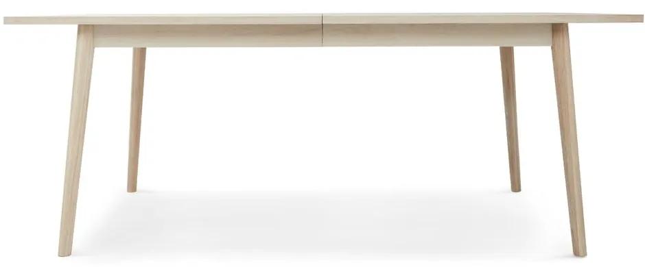 Сгъваема трапезна маса с дъбов плот в естествен цвят 100x200 cm Nyborg – Furnhouse