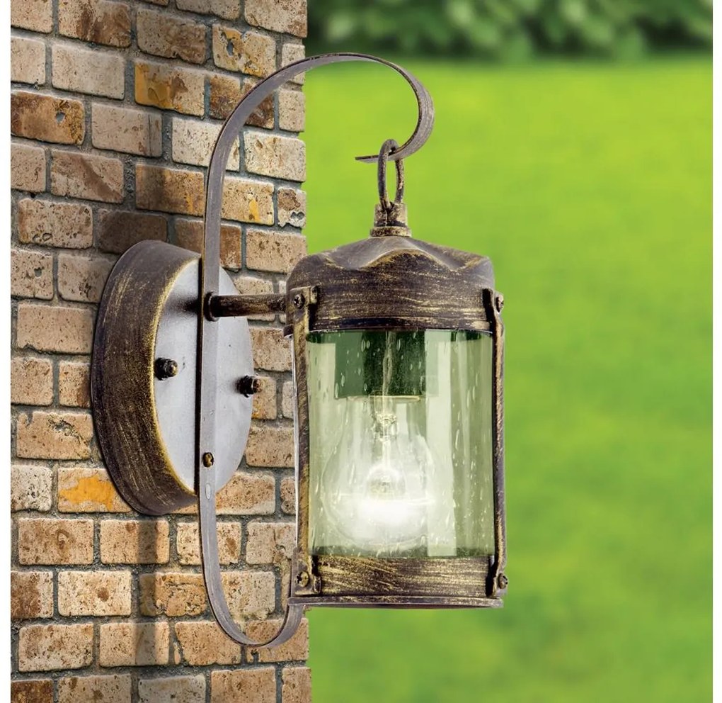 Orion - Външна стенна лампа TAVERNA 1xE27/60W/230V IP23 бронз/патина