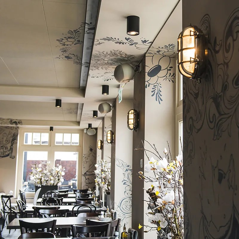 Смарт черна златна вкл. WiFi GU10 - Tubo