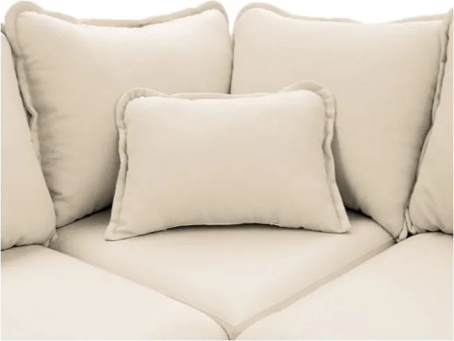 Кремав ъглов диван (ляв ъгъл) Beata - Ropez