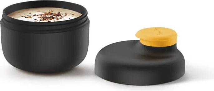 Съд за дресинг и сос Lekue On The Go 1010237, 50 мл, 5.3x5.3x5.5 см, -20°C / +100°C, Полипропилен, Черен