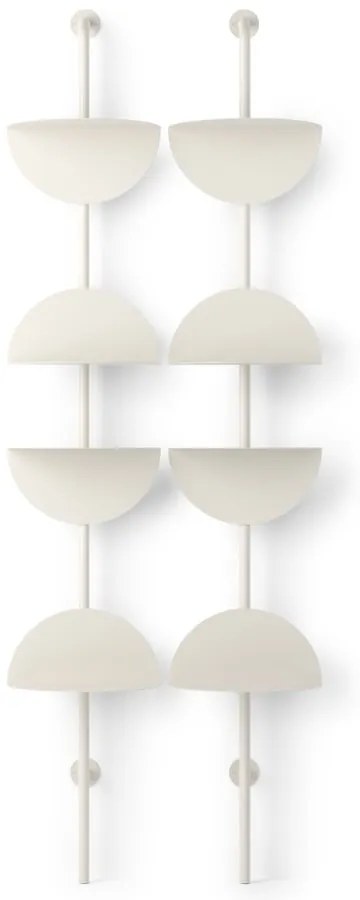 Метална модулна система за рафтове в матово бял цвят 27x203,5x35 cm Solis – Umbra