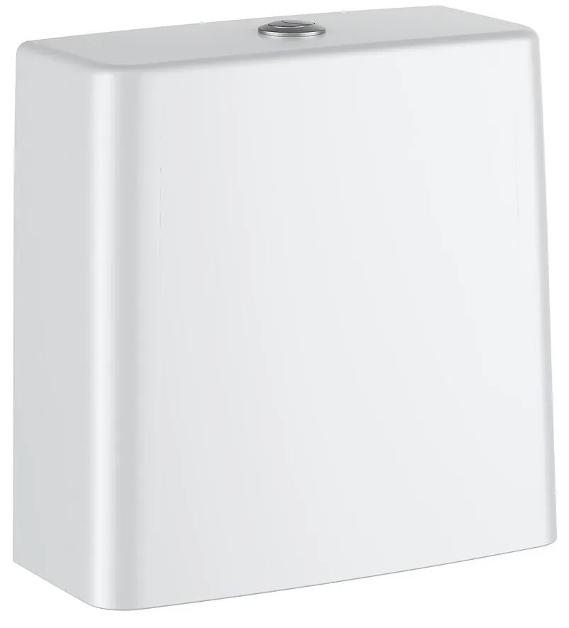 Тоалетно казанче A3410B1630, с двоен бутон 4,5/3л, с долно захранване, перлен, 37x16.5x38см