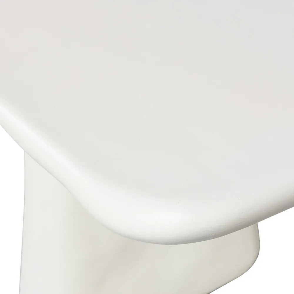 Пластмасова градинска пейка в цвят слонова кост Loggia – WOOOD