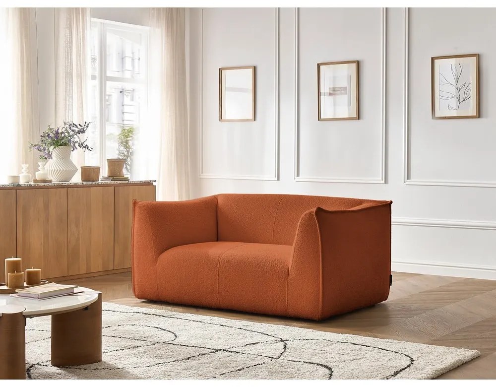 Оранжев диван от прежда с примки от букле 170 cm Giorgia – Bobochic Paris