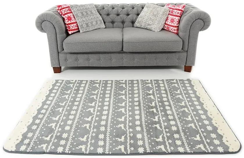 Хубави килими в сиво в скандинавски стил 160 x 230 cm