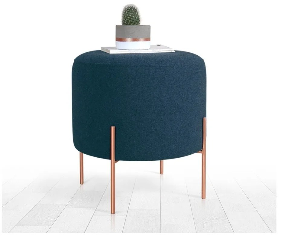 Тъмносиня табуретка Copper – Artie
