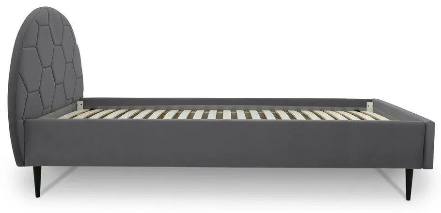 Сиво детско легло 90x200 cm Mercury – Scandic