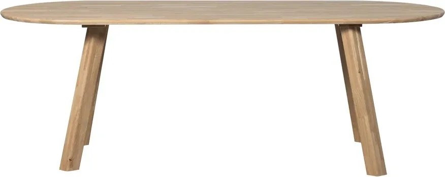 Трапезна маса от масивен дъб 90x220 cm Tablo – WOOOD