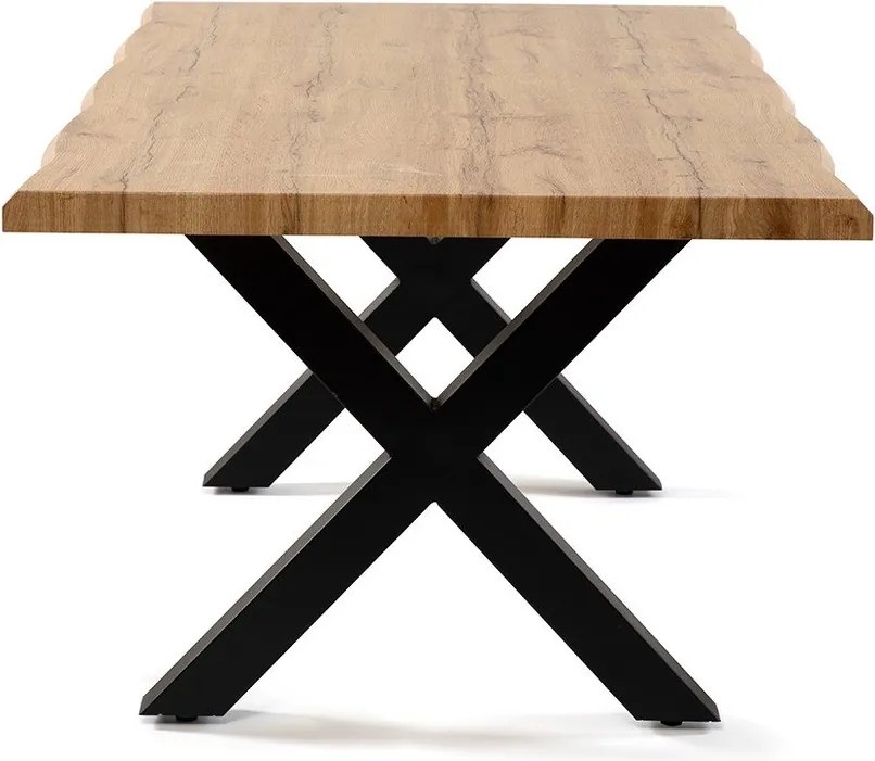 Трапезна маса от декор от дъб 90x160 cm Kora – Bonami Essentials