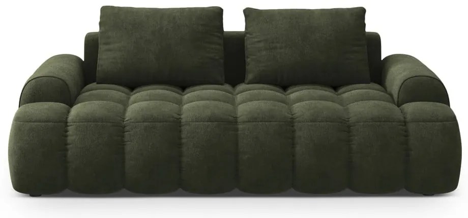 Зелен кадифен диван 200 cm Linz – Cosmopolitan Design