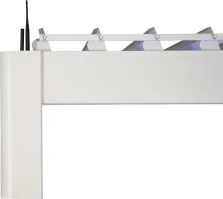 Електрическа пергола Hesperide Evora, Бял алуминий, 3.6x3.6 m